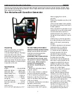 Preview for 1 page of Smart Generators Motorhead SG12003 Operating Instructions Manual