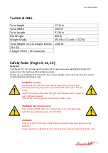 Предварительный просмотр 7 страницы Smart Lift SL 380 MIDI User Manual