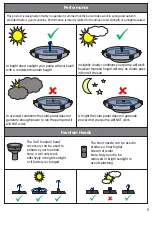 Предварительный просмотр 5 страницы Smart Living smart SOLAR Birdbath Manual