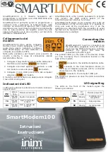 Smart Living SmartModem100 Installation Manual preview