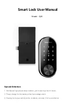 Smart Lock Q20 User Manual preview