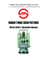 SMART MAX GEOSYSTEMS DE2A Manual preview