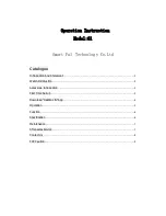 Smart Pal G1 Operation Instruction Manual preview