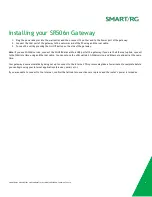 Предварительный просмотр 10 страницы SMART/RG SR506n User Manual