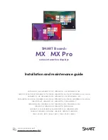 Предварительный просмотр 1 страницы Smart Technologies IDX55-2 Installation And Maintenance Manual