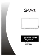 Smart Technologies SMART Board SBID-7275P Service Parts Diagrams preview