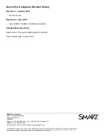 Предварительный просмотр 2 страницы Smart Technologies SMART Board SBID-7275P Service Parts Diagrams