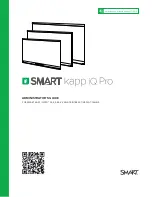 Preview for 1 page of Smart Technologies SMART kapp iQ Pro 55 Administrator'S Manual