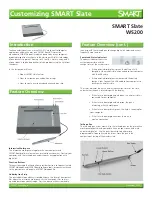 Smart Technologies SMART Slate Quick Start Manual preview