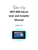 Preview for 1 page of Smart temp Falcon SMT-880 User'S And Installer'S Manual