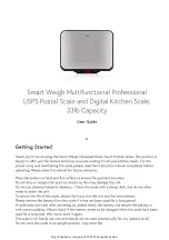 Preview for 1 page of Smart Weigh SW-PL22 User Manual