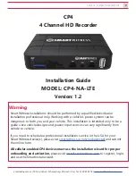 Preview for 3 page of Smart Witness CP4-NA-LTE Installation Manual