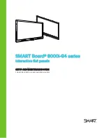 SMART board 8000i-G4 series Setup And Maintenance Manual preview