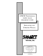 SMART DRS-50 Translingual Installation And Operation Manual preview