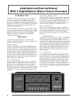 Preview for 2 page of SMART MOD V Installation And Operation Manual