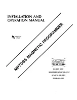 SMART MP7035 Installation And Operation Manual preview