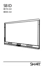 Preview for 1 page of SMART SBID 8070i-G4 User Manual