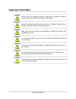 Preview for 3 page of SMART SE240 Installation And User Manual