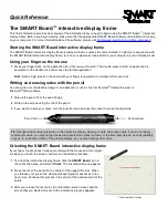 SMART SMART Board Quick Reference preview