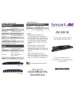 SmartAVI DV-SW16 Quick Start Manual preview