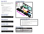 Preview for 2 page of SmartAVI SDX-XT-2P Quick Start Manual