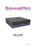 Preview for 1 page of SmartAVI SIGNAGEPRO User Manual