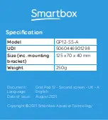 Preview for 2 page of Smartbox GP12-SS-A Getting Started