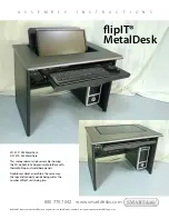 Preview for 1 page of SMARTdesks flipIT MetalDesk PL-SFI-DFI-LM-FM Assembly Instructions Manual