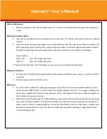 Preview for 3 page of SMARTdesks getaway GET-GW-108 User Manual