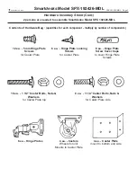 Предварительный просмотр 3 страницы SMARTdesks SPX-243030-MDL Assembly