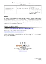 Preview for 9 page of SmartDHOME 01335-1900-00 User Manual