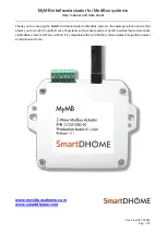 SmartDHOME 01335-2085-00 User Manual предпросмотр