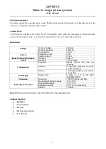 Preview for 4 page of SmartDHOME MyPM01S User Manual