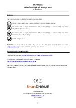 Preview for 9 page of SmartDHOME MyPM01S User Manual