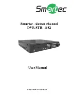 Preview for 1 page of Smartec STR -1682 User Manual