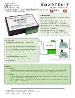 Smartenit RainBee16 Quick Start Manual preview