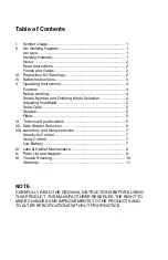 Preview for 3 page of Smarter tools Power-950S Operating Manual