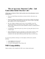 Preview for 1 page of Smarter Coffee Faq