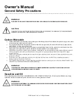 Preview for 5 page of Smarter ST-GP1200 Owner'S Manual