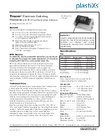 Preview for 1 page of Smartflow Tracer Series Operating Instructions Manual