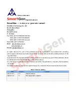 Preview for 2 page of Smartgen GENSET CONTROLLER MGC310 User Manual