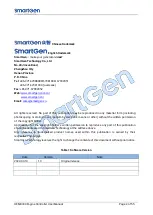 Предварительный просмотр 2 страницы Smartgen HEM4300 User Manual