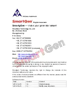 Preview for 2 page of Smartgen HRM3300 User Manual