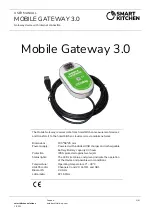 SmartKitchen Mobile Gateway 3.0 User Manual preview