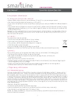 Preview for 10 page of SmartLine SmartPoint One T/W User Manual