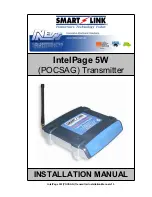 Smartlink IntelPage 5W Installation Manual предпросмотр