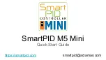 SmartPID M5 Mini Quick Start Manual предпросмотр