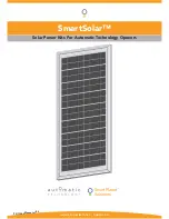 Preview for 1 page of Smartplanet SmartSolar Installation Instructions Manual