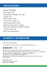 Preview for 3 page of SMARTPOINT SPSBRGB User Manual