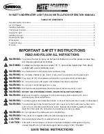 SmartPool NiteLighter NL50 Installation & Operation Manual preview